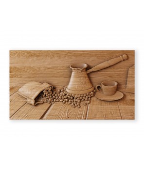 Панно «Кофейный натюрморт»