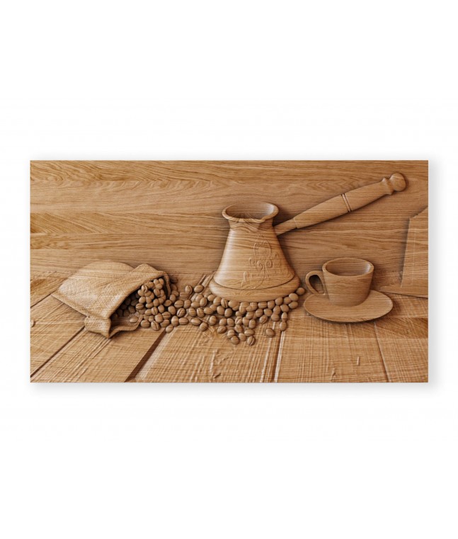 Панно «Кофейный натюрморт»