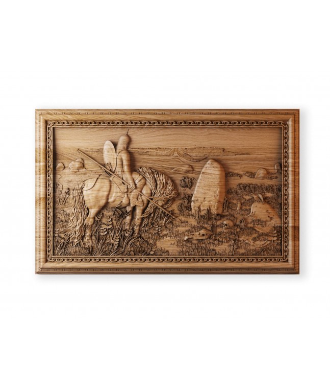 Панно «Витязь на распутье»