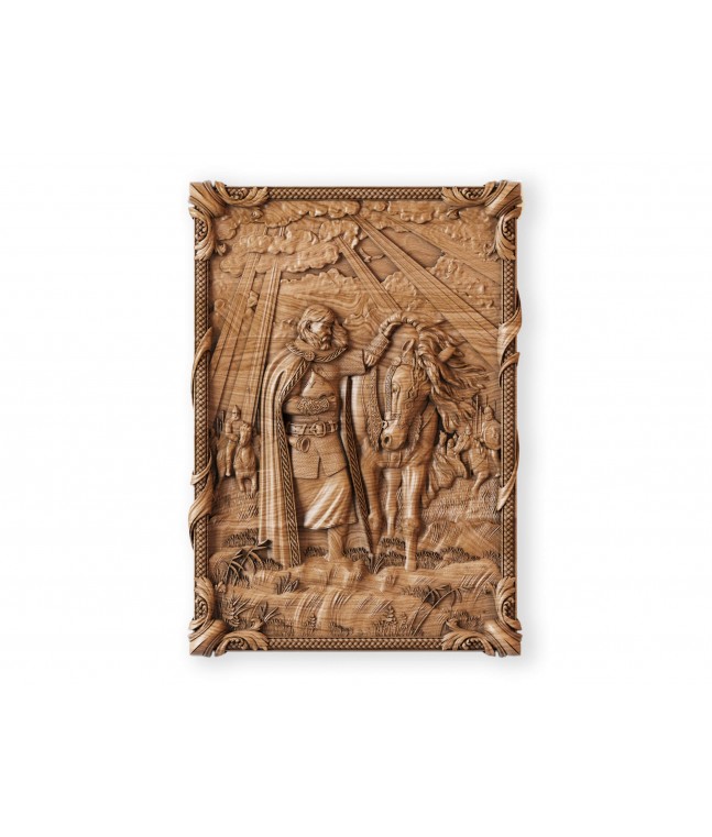 Панно «Прощание с конем»