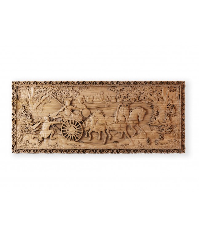 Панно «Римляне на колесницах»