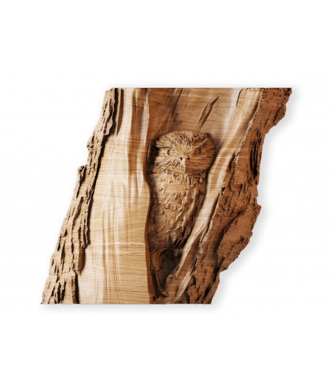 Панно «Сова в дупле»