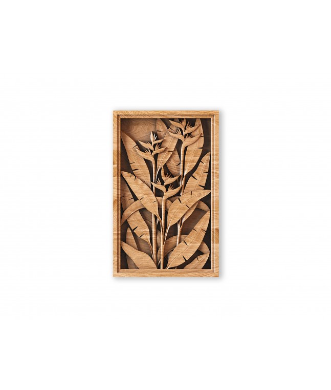 Панно «Тропические цветы»