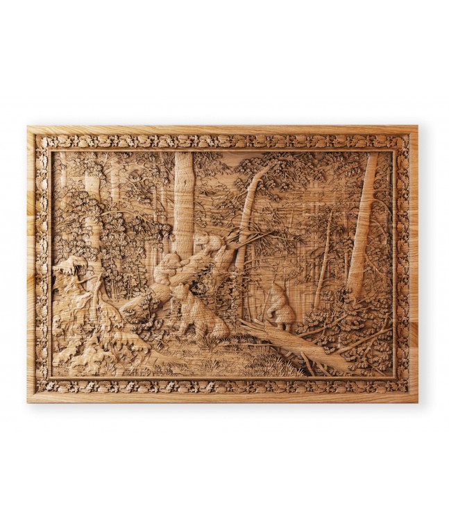 Панно «Утро в лесу»