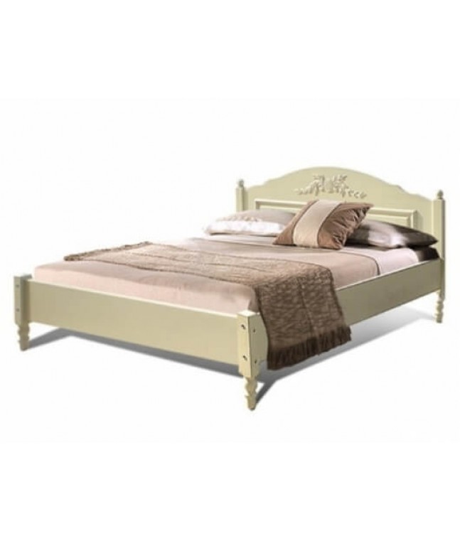 Кровать двойная с низкой ножной спинкой (1600) "Фиерта 4"